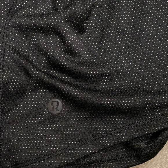 Lululemon Pushing Limits Shelf Bra Tank black w/ micro dots sz 8 perfect cond - Picture 7 of 9